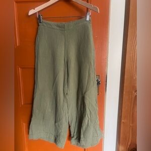 Carve designs wide leg gauze pants XXS